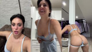 Camilla Araujo's hot pussy tease caught on cam by a fan!